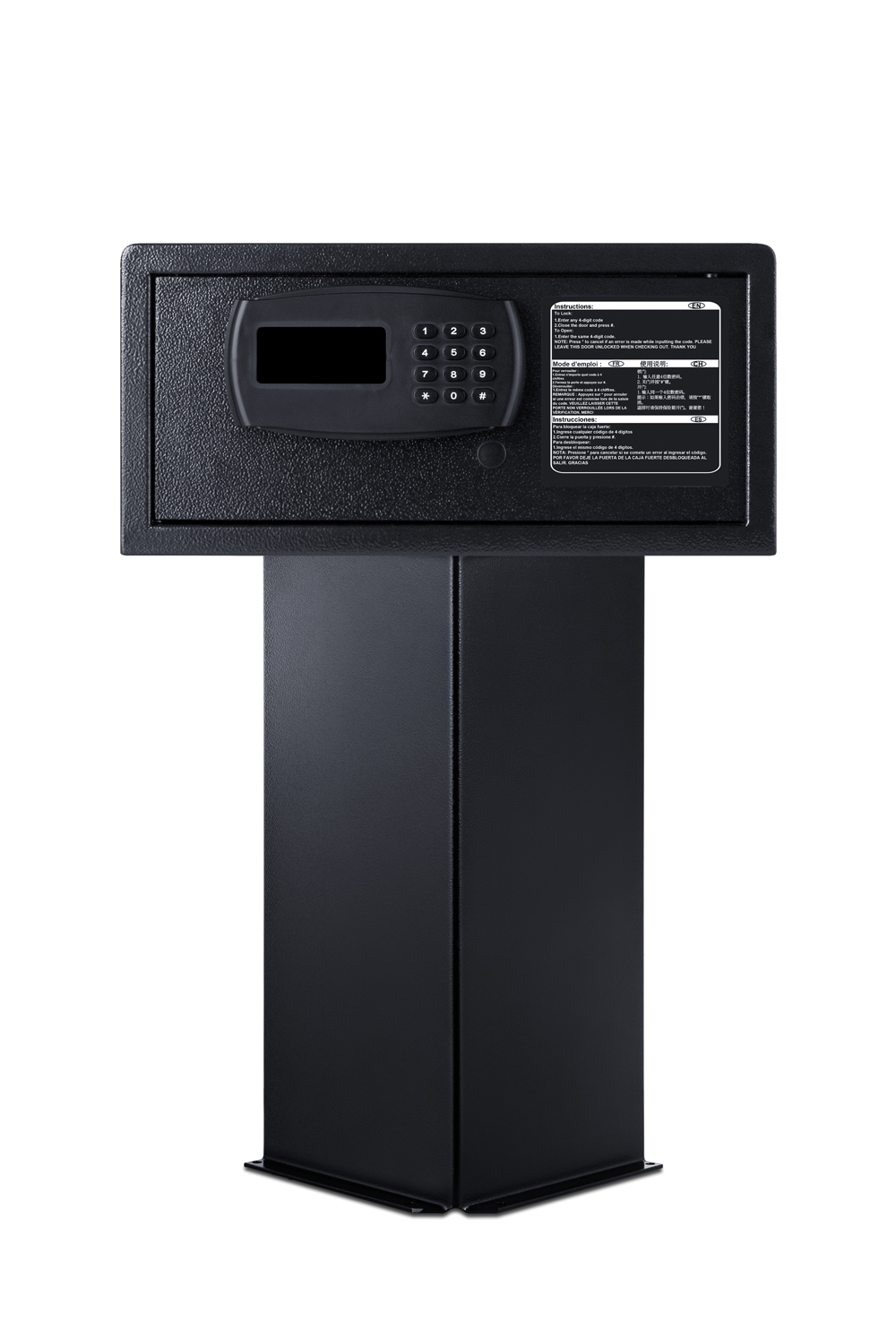 Steel stand to house Summit HSF10B in-room safe